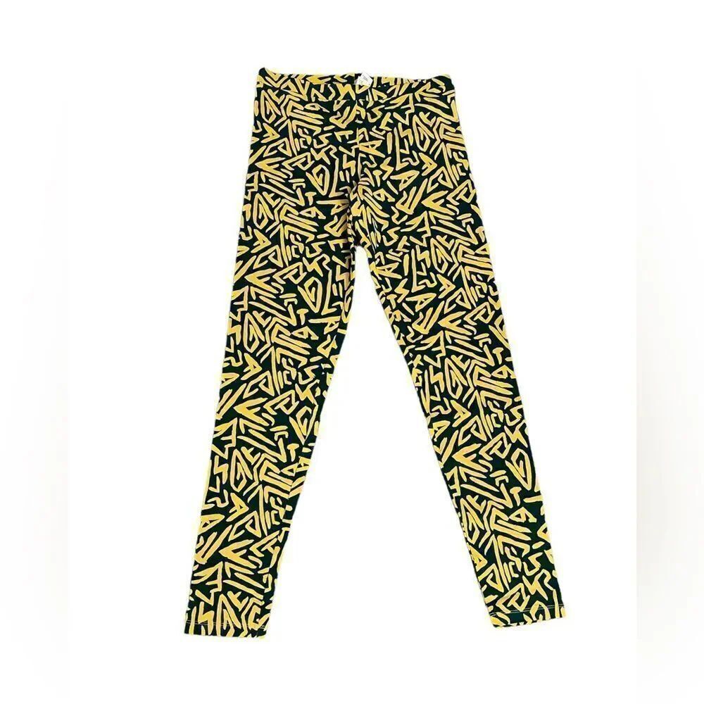 Forever 21 leggings green/yellow